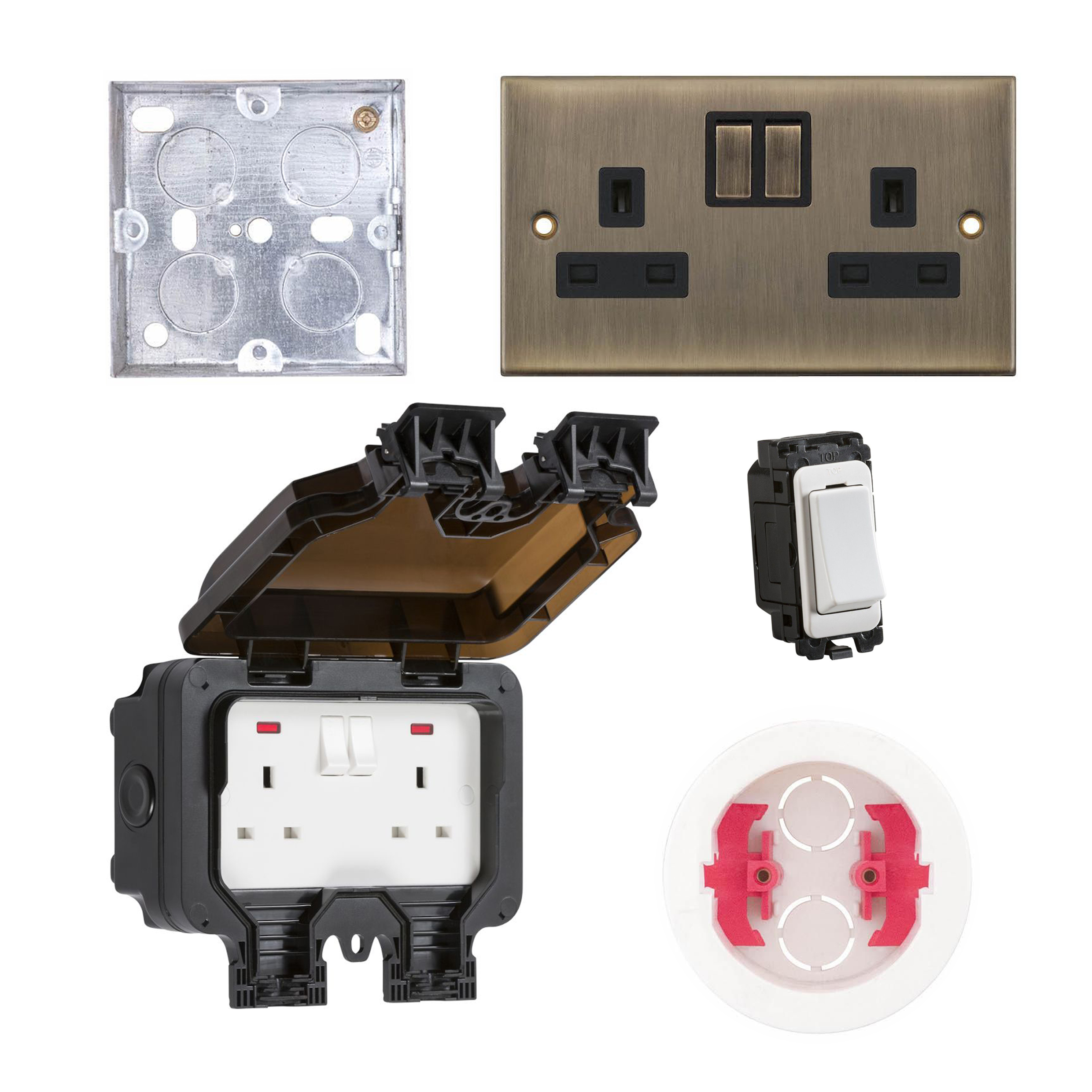 Switches, Sockets & Boxes