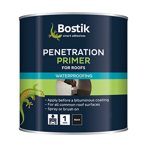 Bostik Penetration Primer For Roofs Black 1ltr