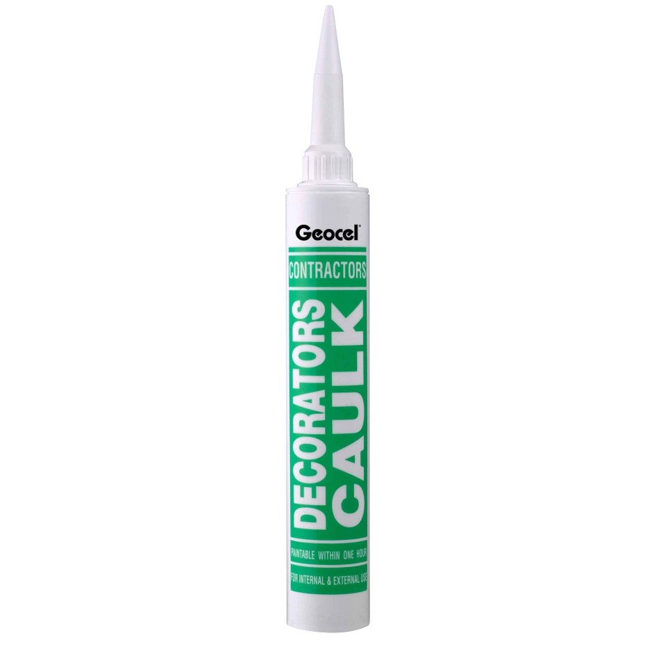 Geocel Contractors Decorators Caulk White 380ml