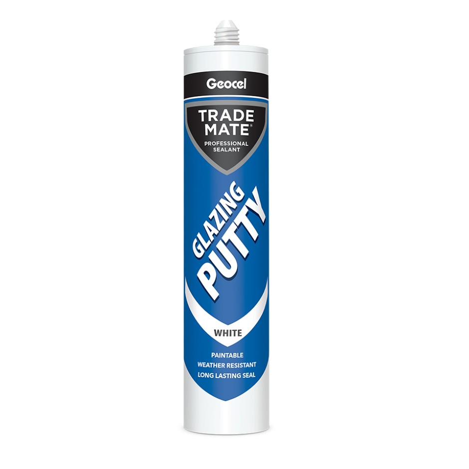 Geocel Trade Mate Glazing Putty White 310ml