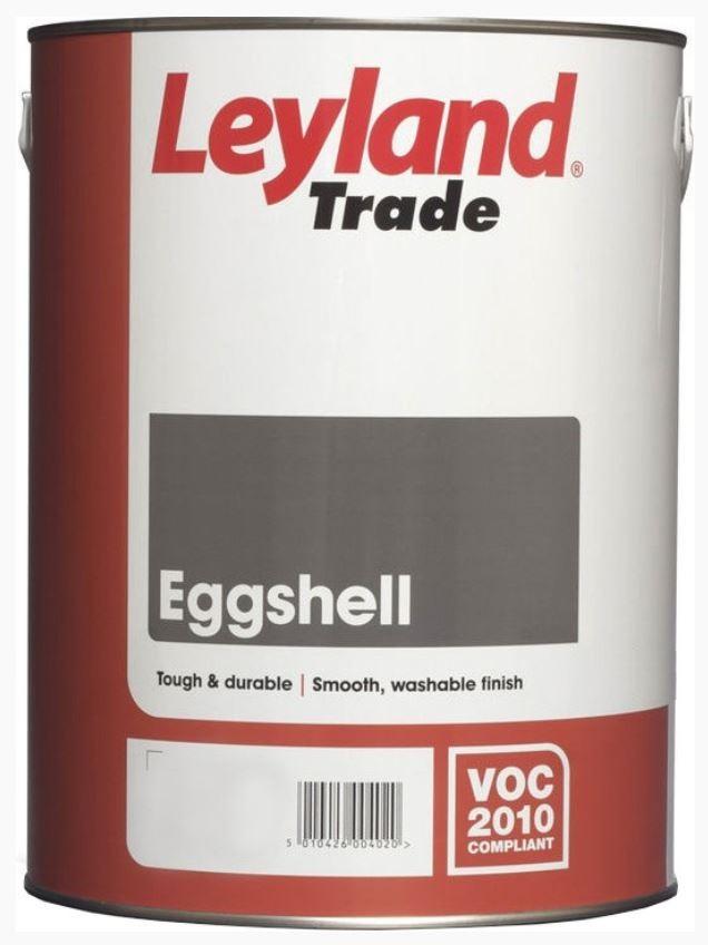 Leyland Trade Eggshell Paint Black 2.5ltr