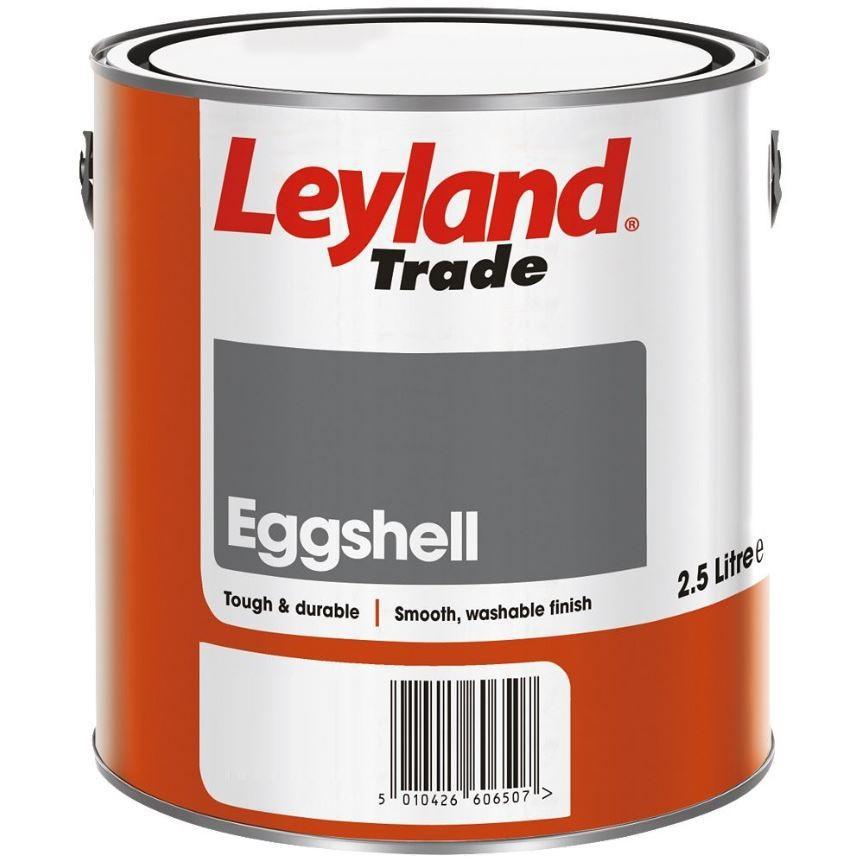 Leyland Trade Eggshell Paint Magnolia 2.5ltr