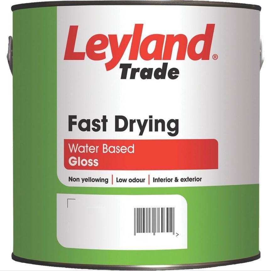Leyland Trade Fast Drying Gloss Paint Black 2.5ltr