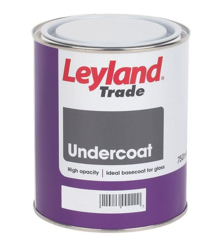 Leyland Trade Undercoat White 750ml