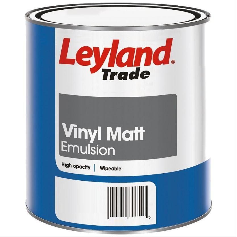 Leyland Trade Vinyl Matt Paint Magnolia 1ltr