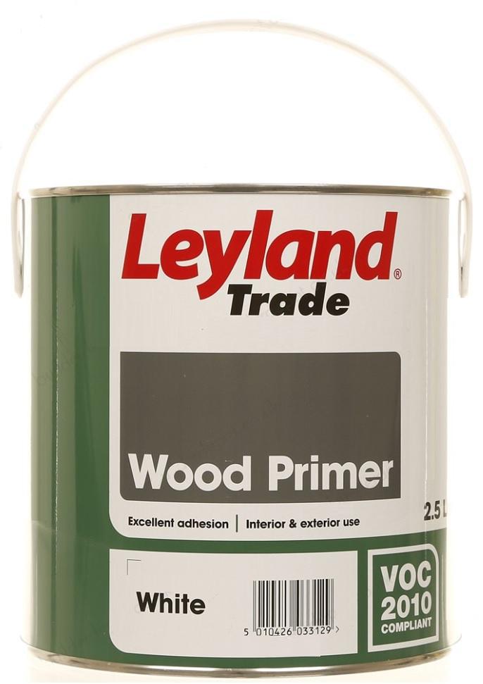 Leyland Trade Wood Primer White 2.5ltr