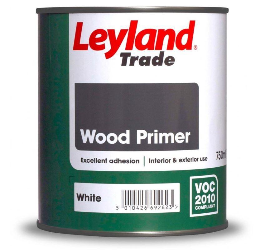 Leyland Trade Wood Primer White 750ml