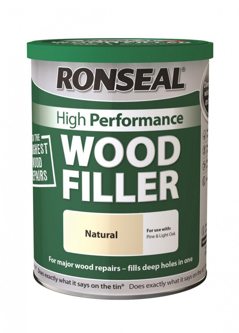 Ronseal High Performance Wood Filler Natural 1kg