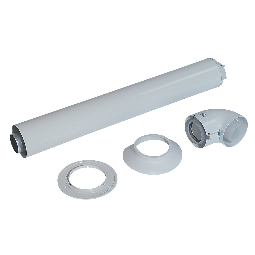 Vaillant High Rise Flue Terminal Kit White 60/100mm