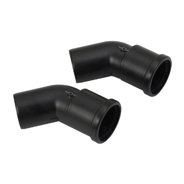 Vaillant 45° Plume Elbow Black 2pk