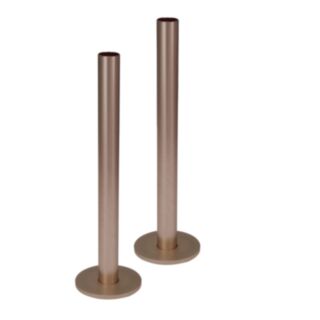 JTP Vos Pipe & Flanges Set For Radiators Valves Brushed Bronze