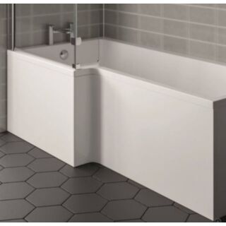 Kartell K-Vit Elite L Shaped Front Bath Panel White 520x1600mm