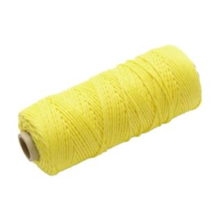 Faithfull Hi Vis Nylon Brick Line Yellow 100mtr