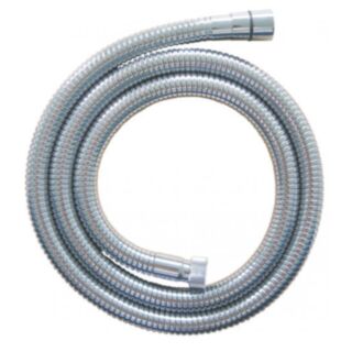 Euro Bathrooms Big Bore Stainless Steel Shower Hose S/S 1.50mtr