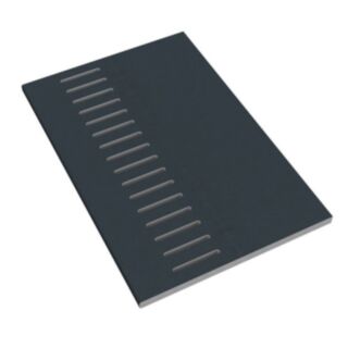 Fascia Single Leg In Line Joint PVCu Woodgrain Black Ash 42x47x300mm
