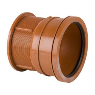 Underground Superclay Pipe Adaptor Socket To PVC Spigot 110mm