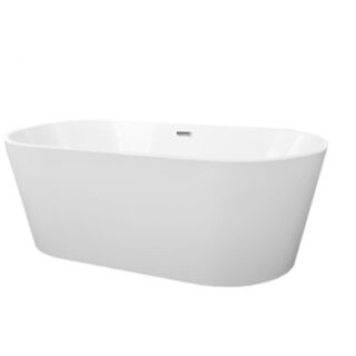 Kartell K-Vit Coast Freestanding Bath White 750x1500mm