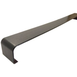 Fascia Double Leg In Line Joint PVCu Woodgrain Black Ash 42x47x600mm