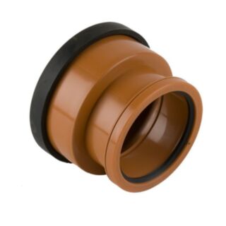 Underground Superclay Socket To PVC Socket Adaptor 110mm
