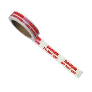 Regin Danger Do Not Use Identification Tape 25mm x 33mtr