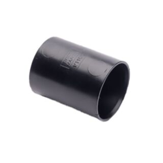 Solvent Weld Waste Straight Coupling MuPVC Black 50mm
