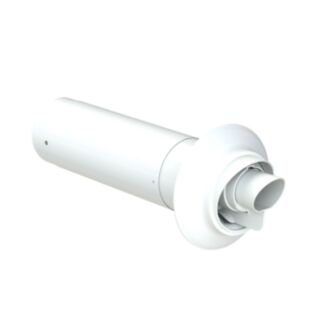 Vaillant Direct Rear Exit Horizontal Flue Kit Telescopic 60/100x498mm To 713mm