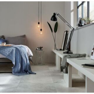 Rushmore Wall & Floor Tile Porcelain Matt White 10.5x300x600mm 6pk