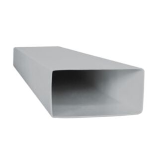 Rectangular Flat Channel Ducting PVC 90x220mm x 2mtr