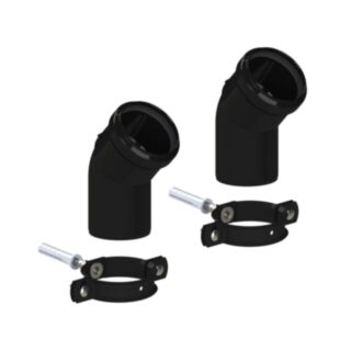 Vaillant Plume Elbow 45° Black 2pk