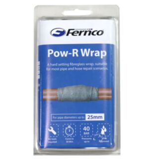 Fernco Pow-R Water Activated Fibreglass Wrap (For 0mm To 25mm Pipe) 50x1200mm