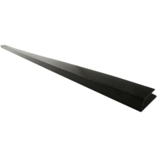 Hollow Soffit J Starter Trim PVCu Woodgrain Black Ash 12x38mm 5mtr