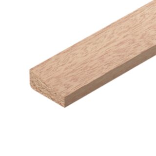 Cheshire Chamfered Glass Bead Red Hardwood 12x27x2400mm
