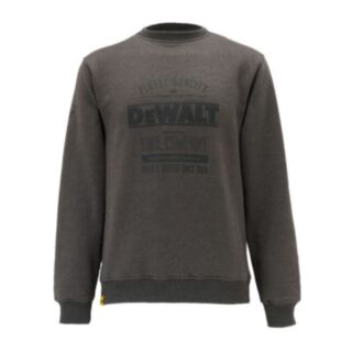DeWALT Delaware Crew Neck Sweatshirt Charcoal Grey Large