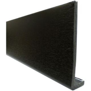 Multi Purpose Fascia Board PVCu Woodgrain Black Ash 10x400mm 5mtr