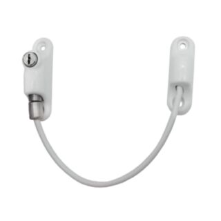 Frelan Jedo Cable Window Restrictor White
