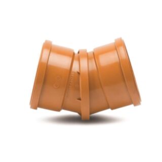 Underground 110mm Double Socket Adjustable Bend 0-30° 110mm