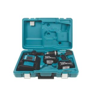 Makita Cordless LXT Combi Drill 2 x 3.0Ah Lithium-Ion With Charger & Case 18V