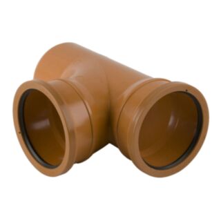 Underground 87.5° Equal Junction Double Socket 110mm