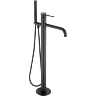 JTP Vos Floor Standing Bath Shower Mixer Set Matt Black
