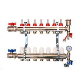 Hetta Pre-Assembled 7 Port Manifold Nickel Plated