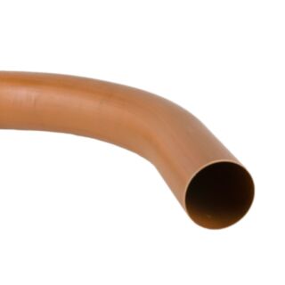 Underground 87.5° Long Radius Plain Ended Bend 110mm