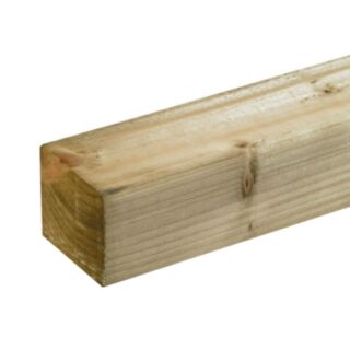 100x100mm Sawn & Treated Timber C24 Grade