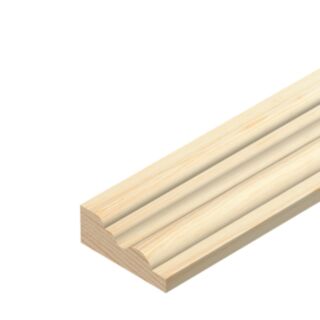 Cheshire Decorative Profile Panel Base Moulding Pine 8x21x2400mm