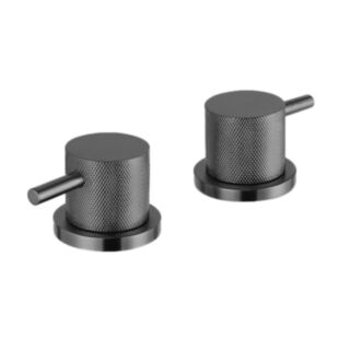 JTP Vos Designer Handle Panel Valves Brushed Black 