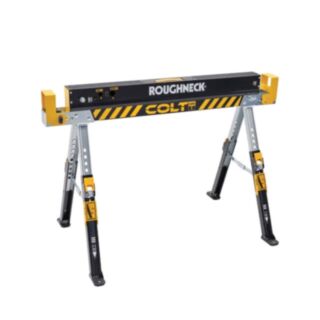 Roughneck Colt Folding Steel Sawhorse With Adjustable Legs 598kg Capacity