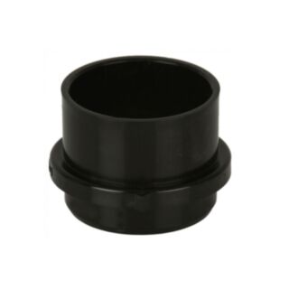 Solvent Weld Waste 2.5° Angled Boss Adaptor PVCu Black 50mm