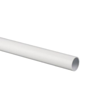 Solvent Weld Waste Pipe MuPVC White Polar 50mm x 3mtr