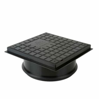 Underground Square Plastic PVC Cover & Frame 315mm