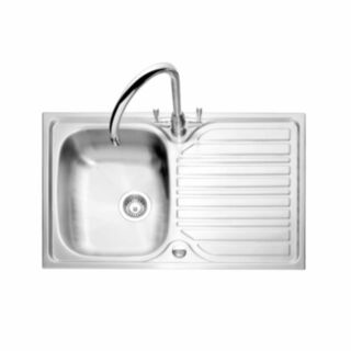 Caple Crane 91 Reversible Kitchen Sink With Drainer Stainless Steel 510x800mm