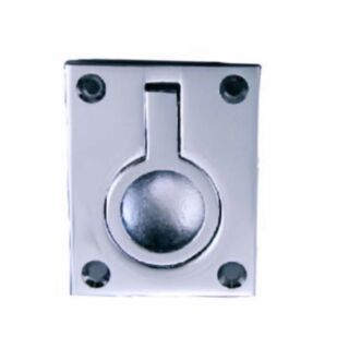 All Bees Flush Pull Ring Chrome 52x63mm